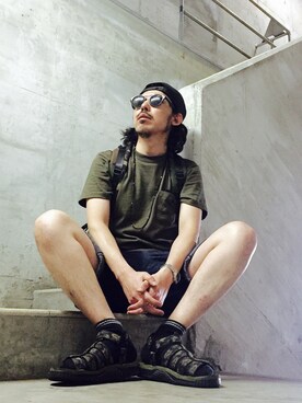 MasaakiOoueさん（メンズ・169cm）の夏コーディネート