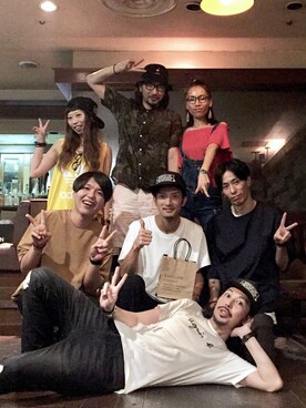 「jiggys shop（ジギーズショップ）のアイテム」を使った、MasaakiOoueさん（メンズ・169cm）の夏コーディネート
