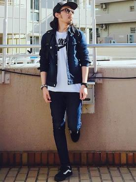 「URBAN RESEARCH Sonny Label（アーバンリサーチサニーレーベル）のアイテム（ジャケット/アウター）」を使った、MasaakiOoueさん（メンズ・169cm）の秋コーディネート