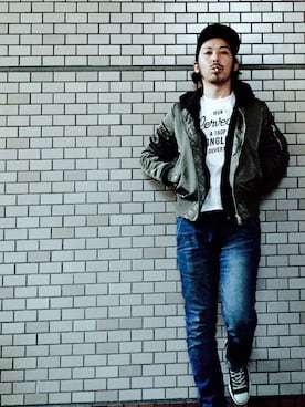 「URBAN RESEARCH（アーバンリサーチ）のアイテム（ジャケット/アウター）」を使った、MasaakiOoueさん（メンズ・169cm）の秋コーディネート