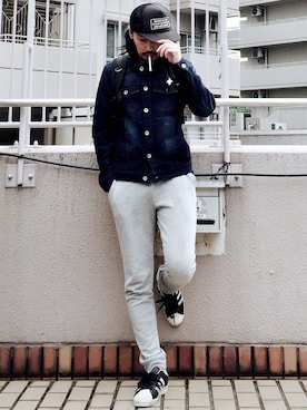 「URBAN RESEARCH Sonny Label（アーバンリサーチサニーレーベル）のアイテム（ジャケット/アウター）」を使った、MasaakiOoueさん（メンズ・169cm）の秋コーディネート
