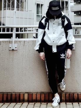 「SPINNS（スピンズ）のアイテム（バックパック/リュック）」を使った、MasaakiOoueさん（メンズ・169cm）の冬コーディネート