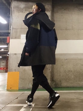 「BEAMS（ビームス）のアイテム（ハンチング/ベレー帽）」を使った、MasaakiOoueさん（メンズ・169cm）の春コーディネート
