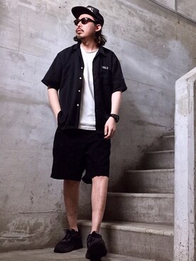 「fuct（ファクト）のアイテム」を使った、MasaakiOoueさん（メンズ・169cm）の春コーディネート