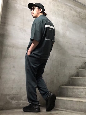「アンカースミス」｜MasaakiOoueさん（メンズ・169cm）の夏コーディネート