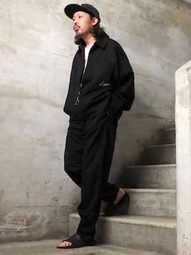 「DISCOVERED（ディスカバード）のアイテム」を使った、MasaakiOoueさん（メンズ・169cm）の夏コーディネート