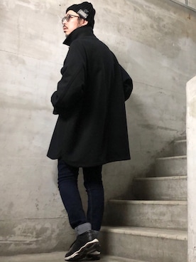 「lowjackDesign」｜MasaakiOoueさん（メンズ・169cm）の冬コーディネート