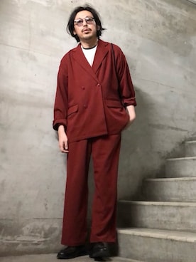 「STUSSY（ステューシー）のアイテム（バッグ）」を使った、MasaakiOoueさん（メンズ・169cm）の春コーディネート