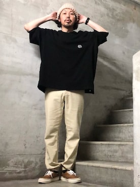 「URBAN RESEARCH（アーバンリサーチ）のアイテム（パンツ）」を使った、MasaakiOoueさん（メンズ・169cm）の春コーディネート