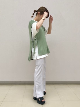 まっちゃんさん（レディース・151cm）の春コーディネート