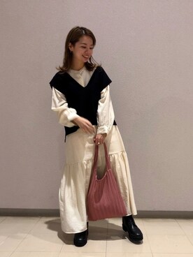 まっちゃんさん（レディース・151cm）の秋コーディネート