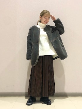 まっちゃんさん（レディース・151cm）の秋コーディネート