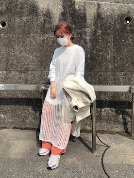 まっちゃんさん（レディース・151cm）の春コーディネート