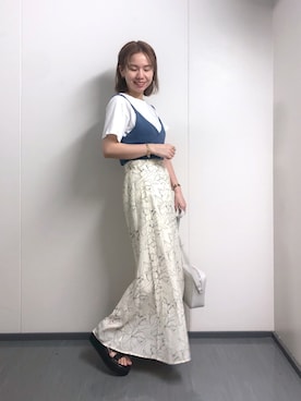 まっちゃんさん（レディース・151cm）の春コーディネート
