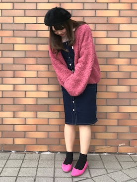 「ソックス×パンプス」｜ORientalTRaffic アミュプラザ長崎店さん（レディース・155cm）の冬コーディネート