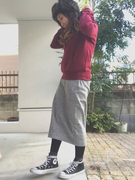 たみおとたまにこどもさん(レディース・153cm)の冬コーディネート