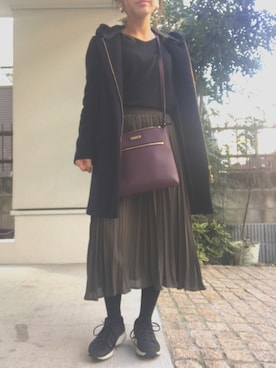 たみおとたまにこどもさん（レディース・153cm）の冬コーディネート