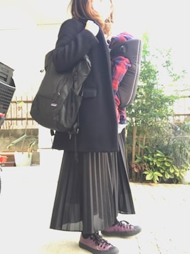 たみおとたまにこどもさん（レディース・154cm）の冬コーディネート