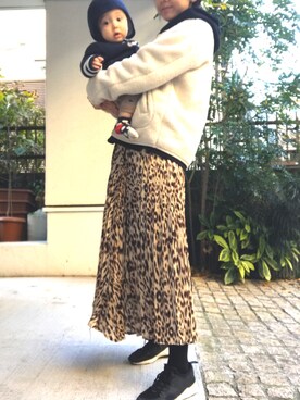 「next（next）のアイテム（ジャケット/アウター）」を使った、たみおとたまにこどもさん（レディース・153cm）の冬コーディネート