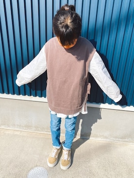 RUUさん（キッズ・123cm）の春コーディネート