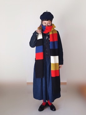 Rabbitsekine🐰さん（レディース・162cm）の冬コーディネート