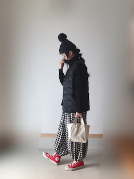 Rabbitsekine🐰さん（レディース・162cm）の冬コーディネート