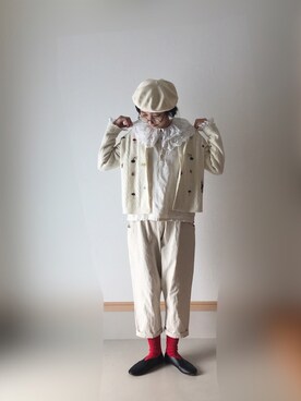 「present（プレゼント）のアイテム（トップス）」を使った、Rabbitsekine🐰さん（レディース・162cm）の冬コーディネート