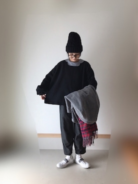 Rabbitsekine🐰さん（レディース・162cm）の冬コーディネート