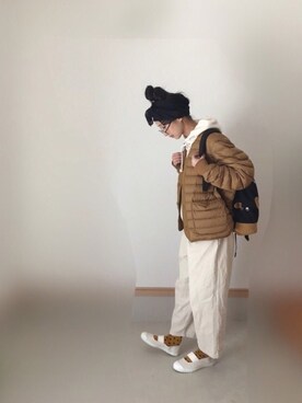 Rabbitsekine🐰さんの「MOONSTAR × BEAMS JAPAN / 別注 うわばき」を使ったコーディネート