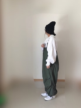 「niko and...（ニコアンド）のメンテンBIGBIG Ｔシャツ【niko and ...】（Tシャツ/カットソー）」を使った、Rabbitsekine🐰さん（レディース・162cm）の春コーディネート