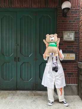 「CONVERSE（コンバース）のCONVERSE コンバース ジャック パーセル / JACK PURCEL（スニーカー）」を使った、Rabbitsekine🐰さん（レディース・162cm）の秋コーディネート