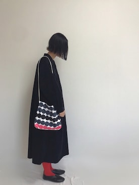 「handmade」｜「アイテム（スリッポン）」を使った、Rabbitsekine🐰さん（レディース・162cm）の秋コーディネート
