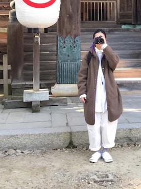 「CONVERSE（コンバース）のCONVERSE コンバース ジャック パーセル / JACK PURCEL（スニーカー）」を使った、Rabbitsekine🐰さん（レディース・162cm）の冬コーディネート