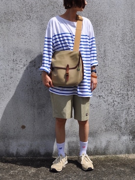 「BRADY」｜「アイテム（アナログ腕時計）」を使った、Rabbitsekine🐰さん（レディース・162cm）の秋コーディネート