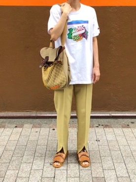 「bensan」｜Rabbitsekine🐰さん（レディース・162cm）の夏コーディネート