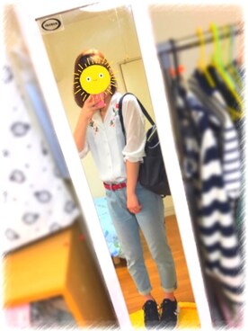 恵理香✌︎さん（レディース・157cm）の夏コーディネート