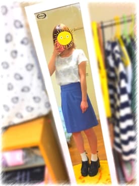 恵理香✌︎さん（レディース・157cm）の夏コーディネート