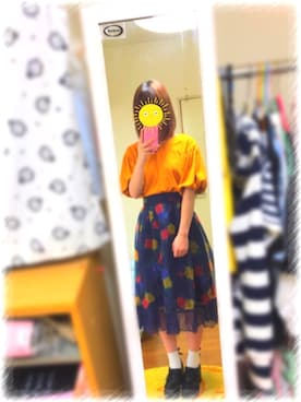 恵理香✌︎さん（レディース・157cm）の夏コーディネート