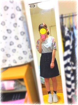 恵理香✌︎さん（レディース・157cm）の夏コーディネート