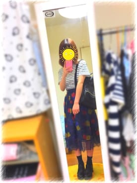 恵理香✌︎さん（レディース・157cm）の夏コーディネート