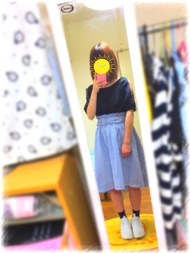 恵理香✌︎さん（レディース・157cm）の夏コーディネート