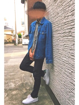 「SEVENDAYS=SUNDAY（セブンデイズサンデイ）のアイテム（その他アウター）」を使った、iku .さん（メンズ・175cm）の春コーディネート