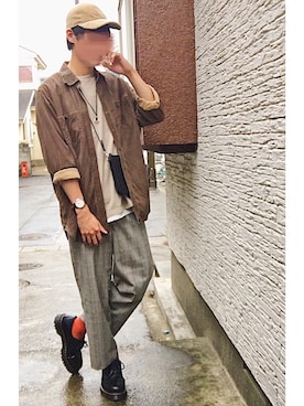 「dictionary（ディクショナリー）のアイテム」を使った、iku .さん（メンズ・175cm）の夏コーディネート