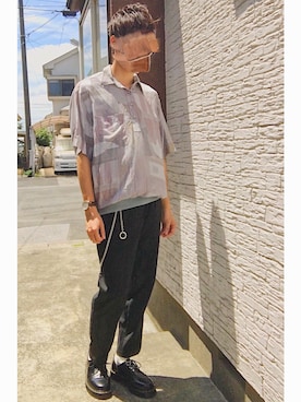 「dictionary（ディクショナリー）のアイテム」を使った、iku .さん（メンズ・175cm）の夏コーディネート