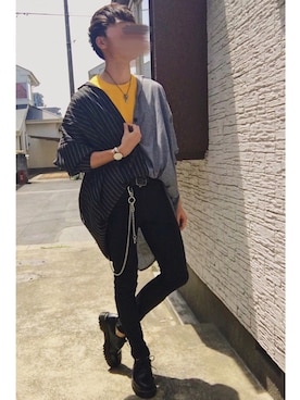 「dictionary（ディクショナリー）のアイテム」を使った、iku .さん（メンズ・175cm）の夏コーディネート