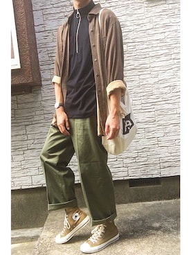 「dictionary（ディクショナリー）のアイテム」を使った、iku .さん（メンズ・175cm）の秋コーディネート