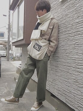 iku .さん(メンズ・175cm)の冬コーディネート