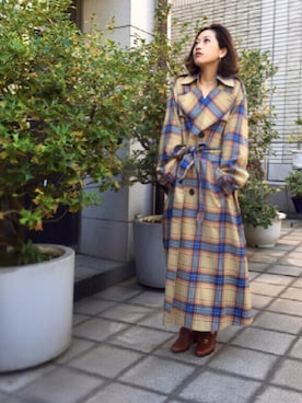 「KATHARINE HAMNETT（キャサリンハムネット）のアイテム（ジャケット/アウター）」を使った、kyonさん（レディース・160cm）の春コーディネート