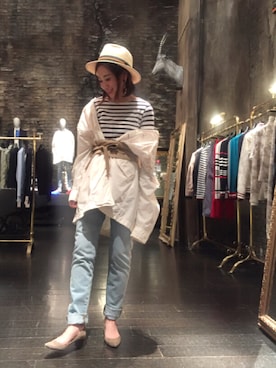 「MSGM（エムエスジーエム）のアイテム（パンツ）」を使った、kyonさん（レディース・160cm）の春コーディネート