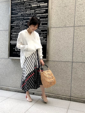 「Frei EA（フレイエア）のアイテム」を使った、kyonさん（レディース・160cm）の春コーディネート